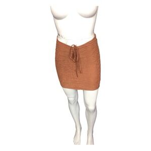 Oh Polly Rust Mini Skirt Y2K Style size 2